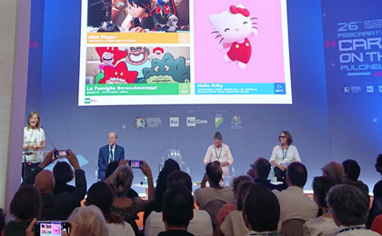 Hello Kitty Super Style is announced at Cartoons on The Bay 2022 press conference.